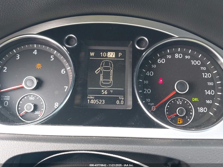 2009 Volkswagen Cc Vr6 Sport VIN: WVWEU73C29E513257 Lot: 43770642