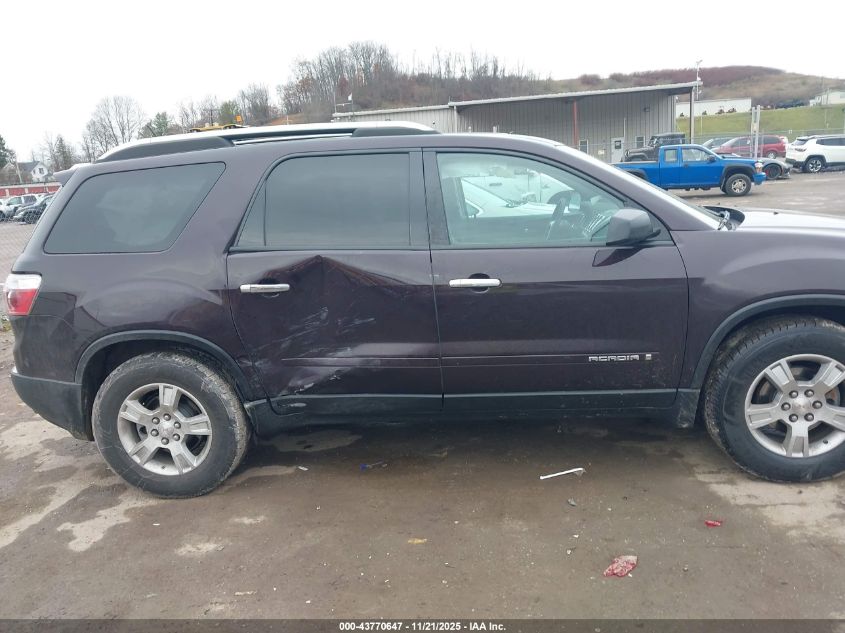 2008 GMC Acadia Sle-1 VIN: 1GKER137X8J121588 Lot: 43770647