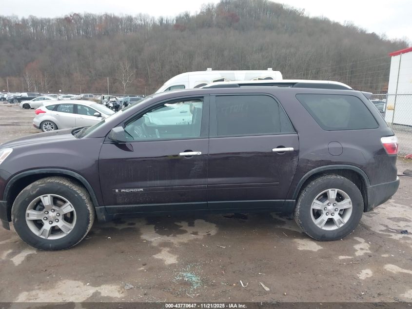 2008 GMC Acadia Sle-1 VIN: 1GKER137X8J121588 Lot: 43770647
