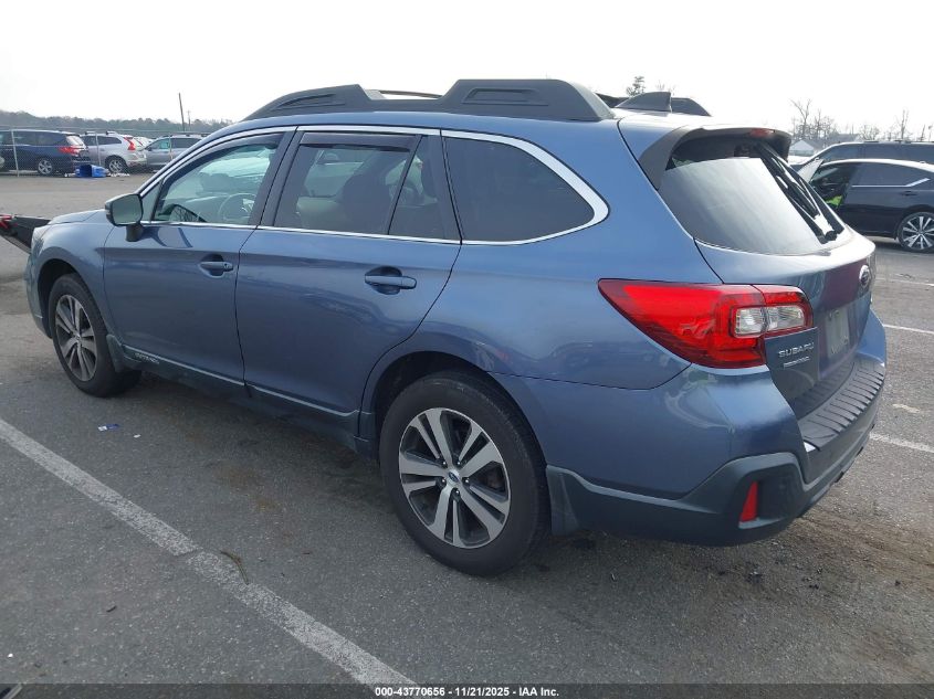 2018 Subaru Outback 2.5I Limited VIN: 4S4BSANC8J3226259 Lot: 43770656