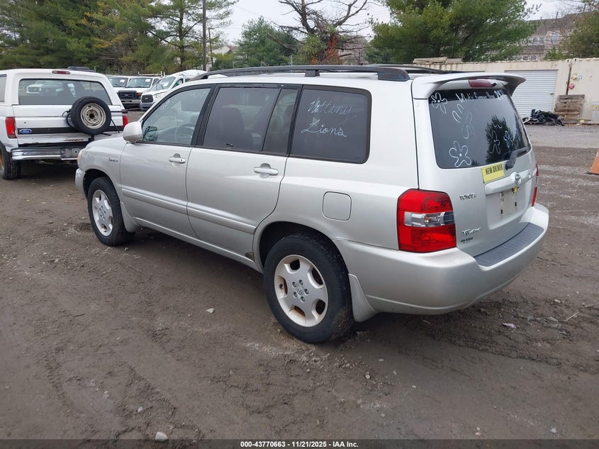 JTEEP21A150070369 2005 TOYOTA HIGHLANDER photo no. 3