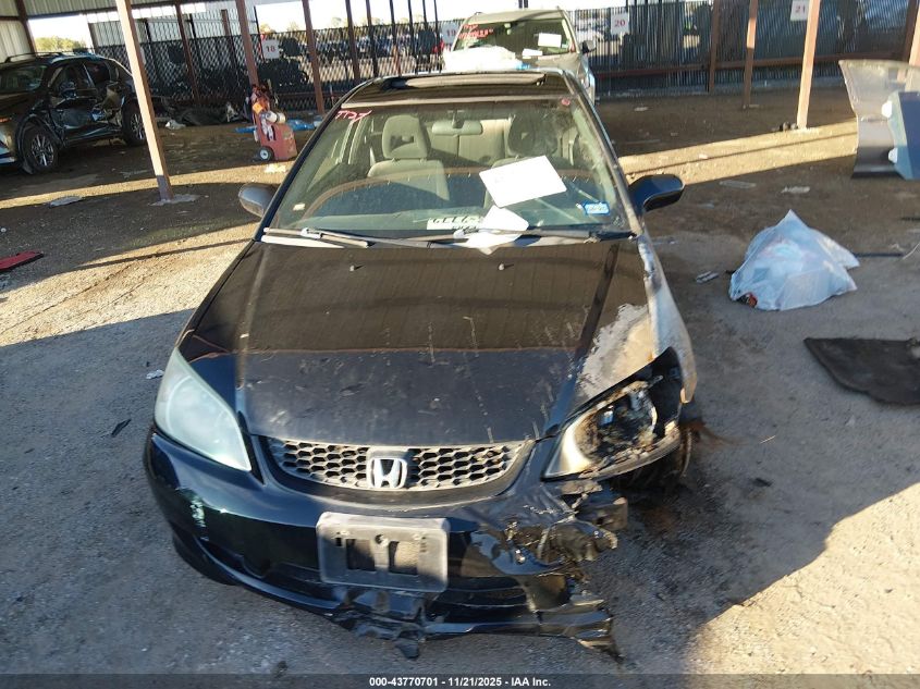 2005 Honda Civic Ex VIN: 1HGEM22905L039714 Lot: 43770701