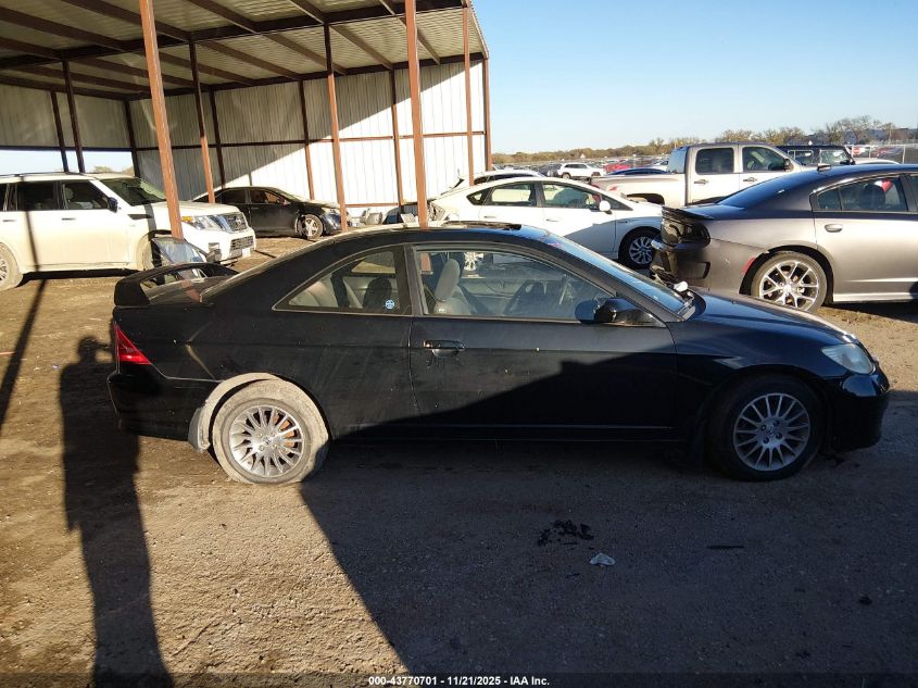 2005 Honda Civic Ex VIN: 1HGEM22905L039714 Lot: 43770701