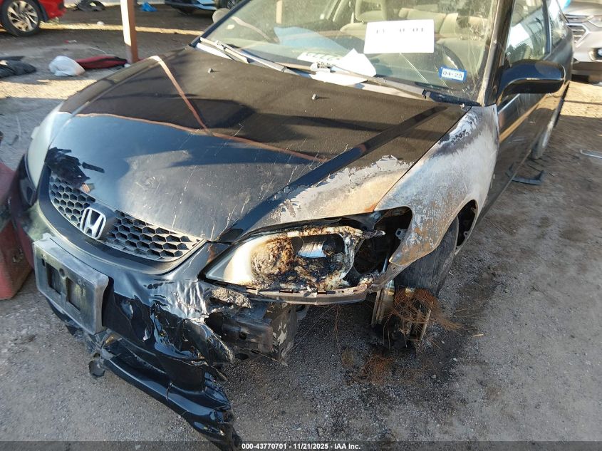 2005 Honda Civic Ex VIN: 1HGEM22905L039714 Lot: 43770701