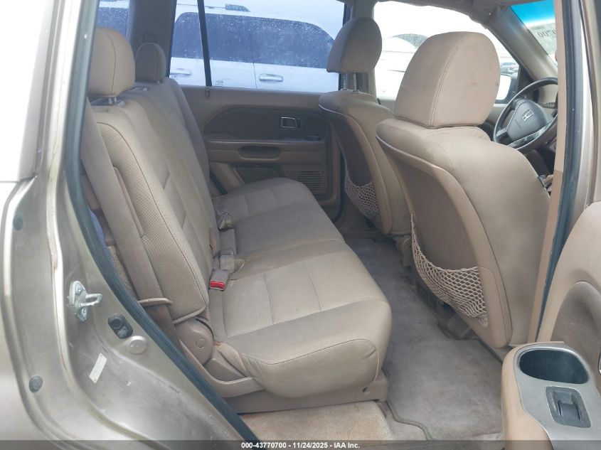 2006 Honda Pilot Lx VIN: 5FNYF18176B010670 Lot: 43770700