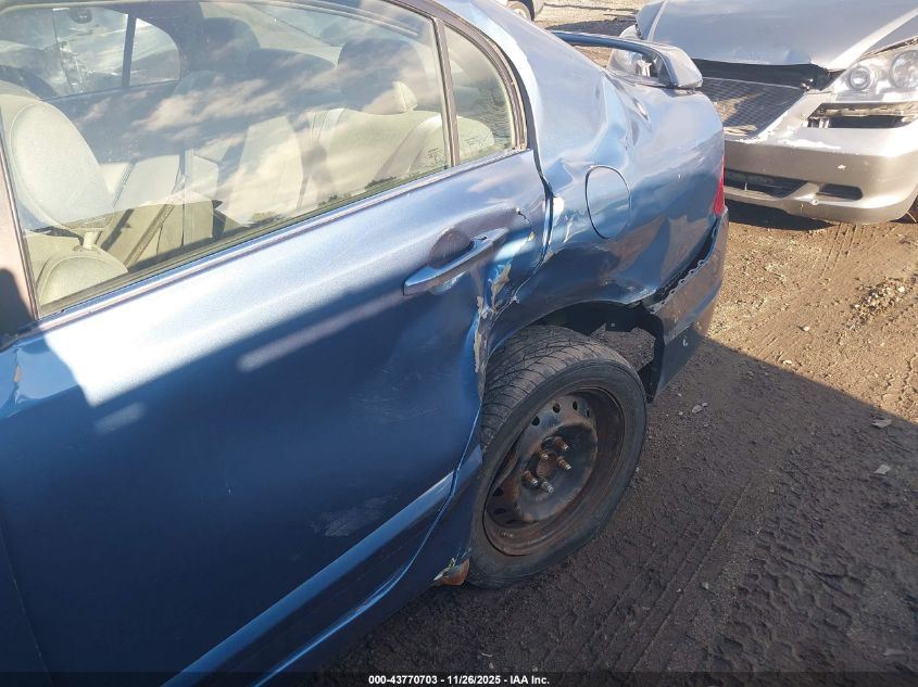 2006 Honda Civic Lx VIN: 2HGFA16556H523021 Lot: 43770703