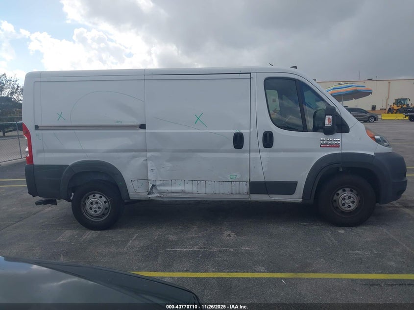2016 Ram Promaster 1500 Low Roof VIN: 3C6TRVAG9GE112302 Lot: 43770710