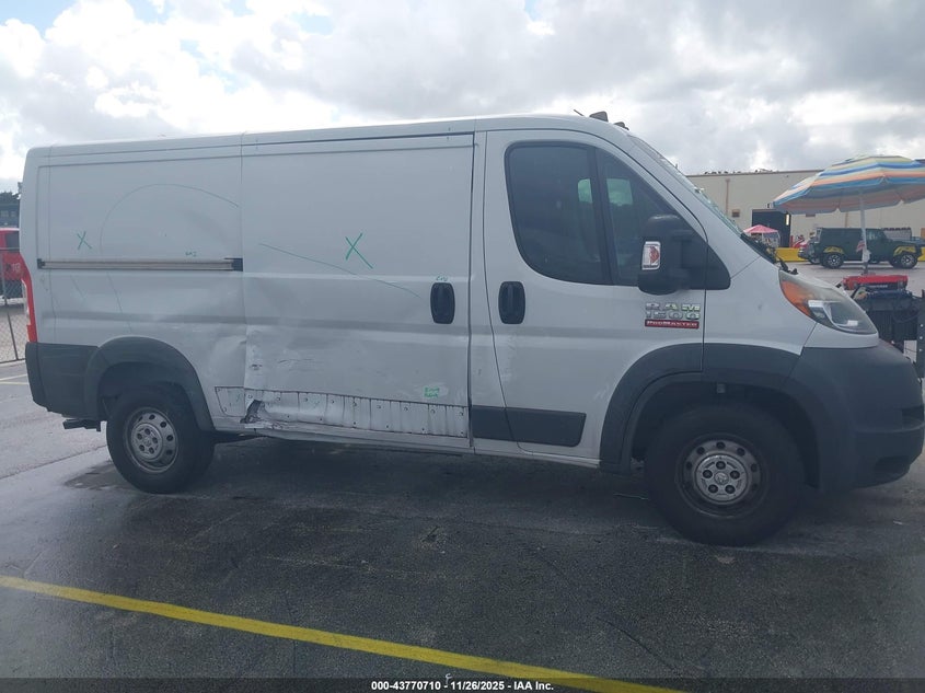 2016 Ram Promaster 1500 Low Roof VIN: 3C6TRVAG9GE112302 Lot: 43770710