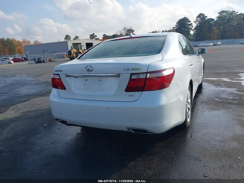 JTHCL46F895001533 2009 LEXUS LS photo no. 4