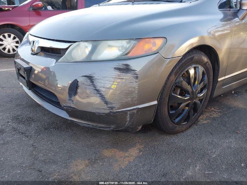 2008 Honda Civic Lx VIN: 2HGFA16548H306496 Lot: 43770725