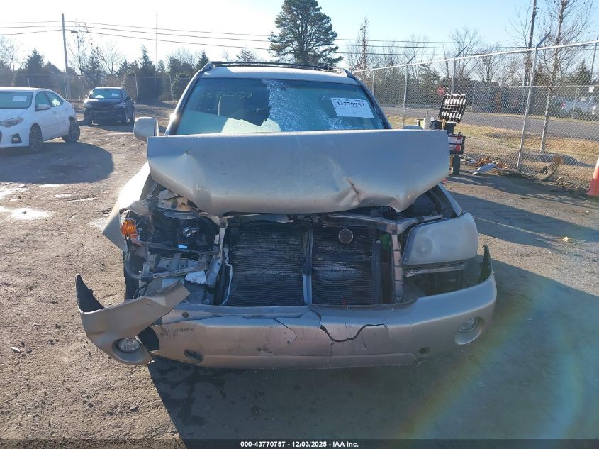 2005 Toyota Highlander V6 VIN: JTEDP21A550048838 Lot: 43770757