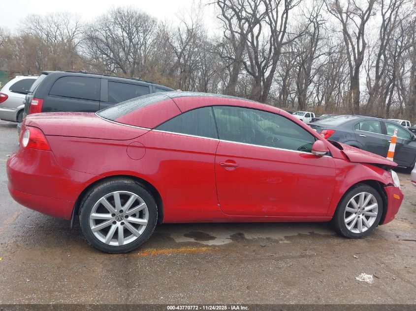 2008 Volkswagen Eos Komfort/Turbo VIN: WVWBA71FX8V004170 Lot: 43770772