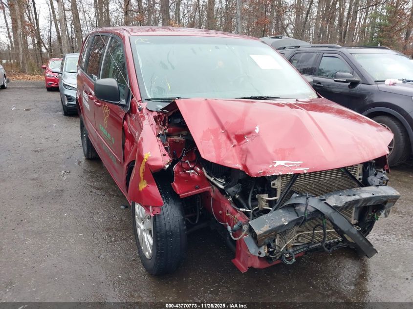 2014 Dodge Grand Caravan Se VIN: 2C4RDGBG2ER309478 Lot: 43770773