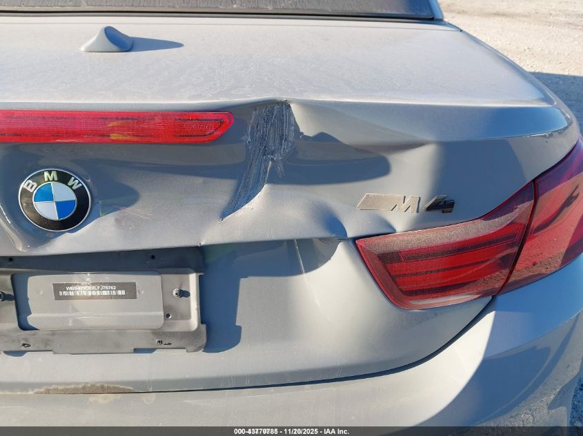2020 BMW M4 VIN: WBS4Z9C04L5N76214 Lot: 43770785
