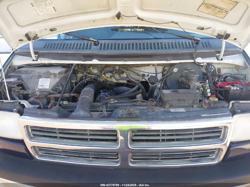 1997 Dodge Ram Van 3500 Commercial VIN: 2B7KB31Z9VK576757 Lot: 43770789