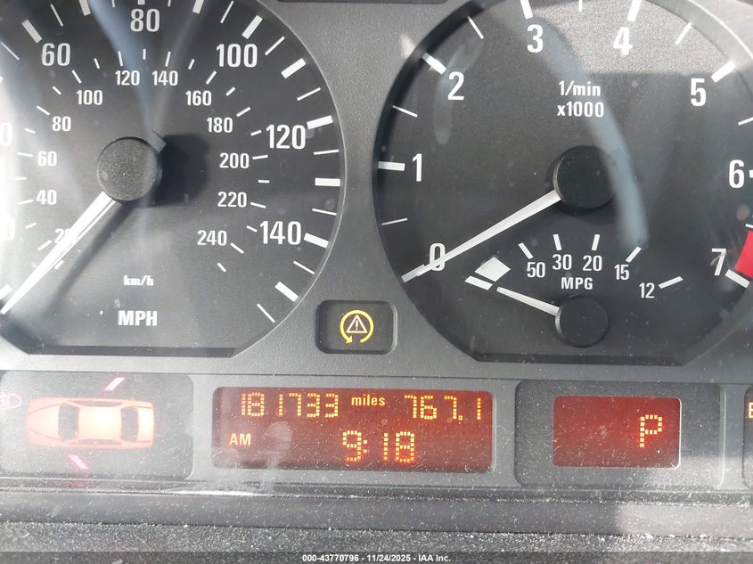 2003 BMW 325I VIN: WBAAZ33493KP80046 Lot: 43770796