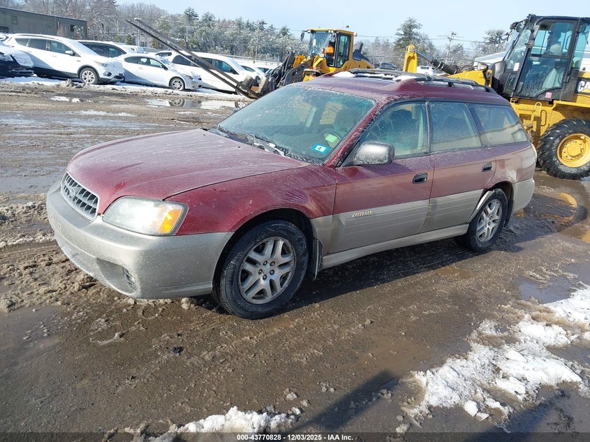 4S3BH675437654193 2003 SUBARU OUTBACK photo no. 2