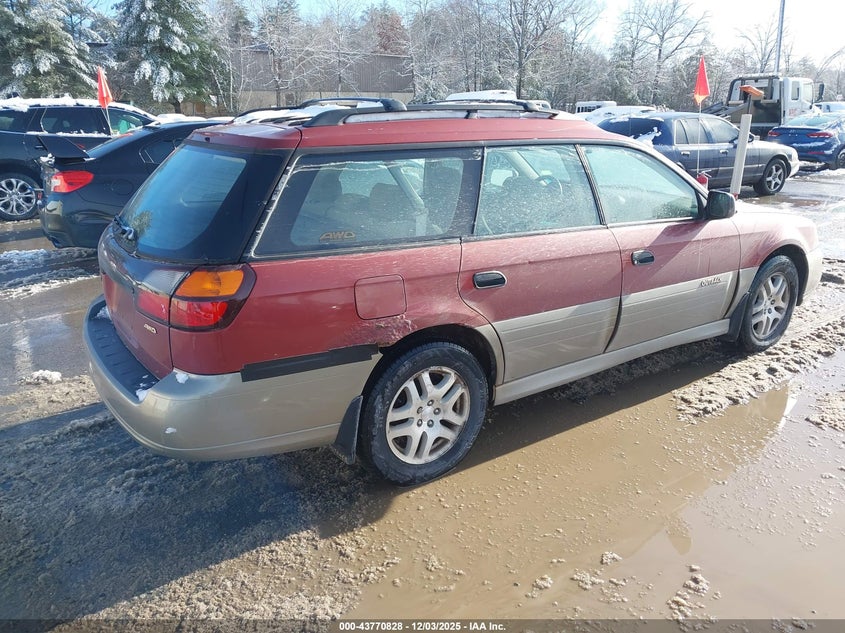 4S3BH675437654193 2003 SUBARU OUTBACK photo no. 4