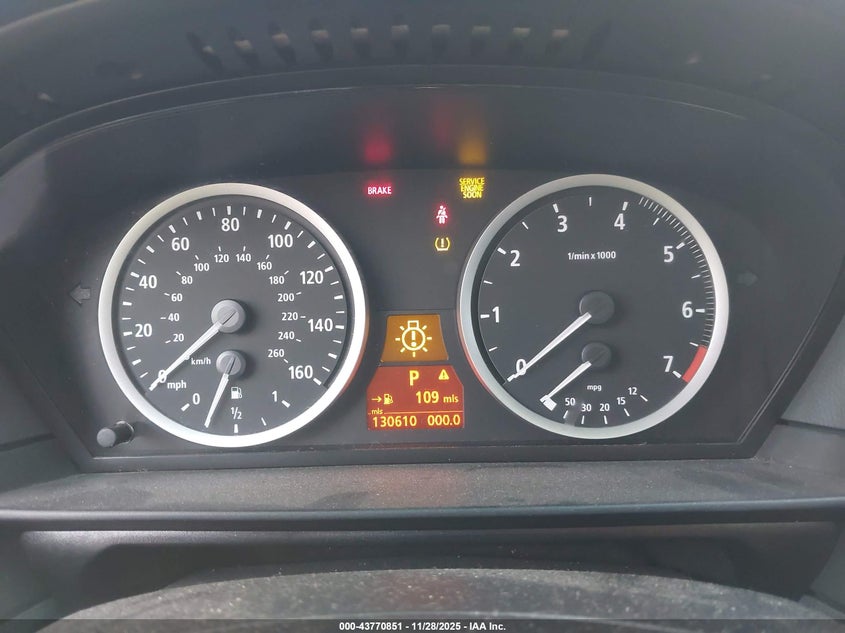 2007 BMW 550I VIN: WBANB53547CP04406 Lot: 43770851