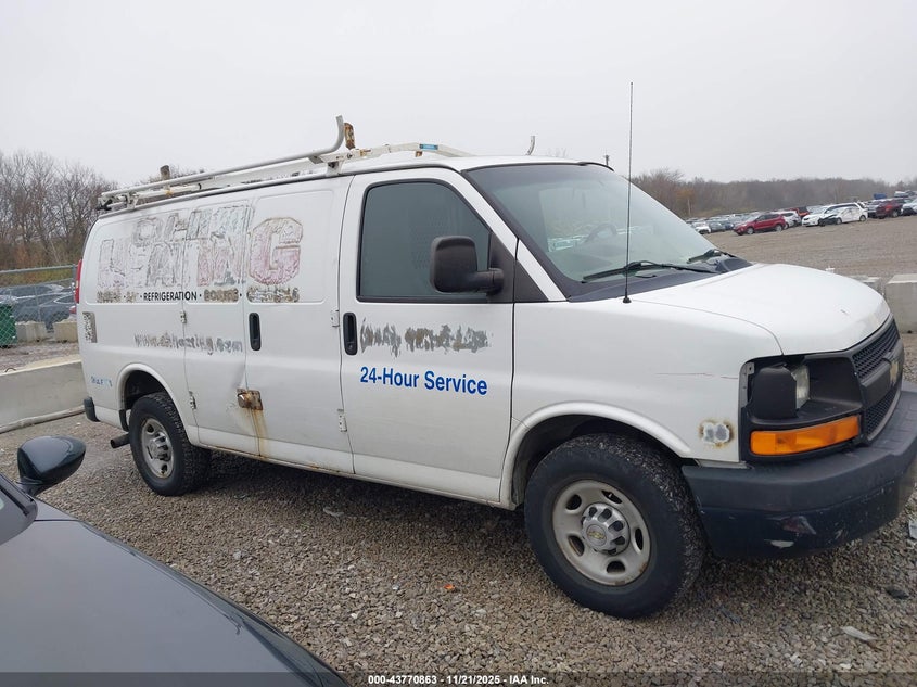 2014 Chevrolet Express 2500 Work Van VIN: 1GCWGFBA9E1111887 Lot: 43770863