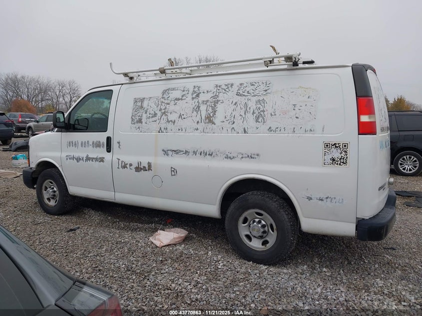 2014 Chevrolet Express 2500 Work Van VIN: 1GCWGFBA9E1111887 Lot: 43770863