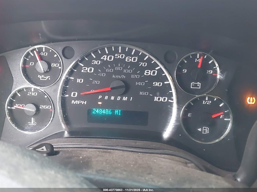 2014 Chevrolet Express 2500 Work Van VIN: 1GCWGFBA9E1111887 Lot: 43770863