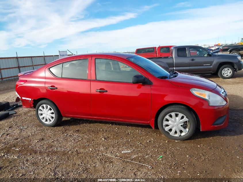 2015 Nissan Versa 1.6 S+ VIN: 3N1CN7AP0FL862457 Lot: 43770866