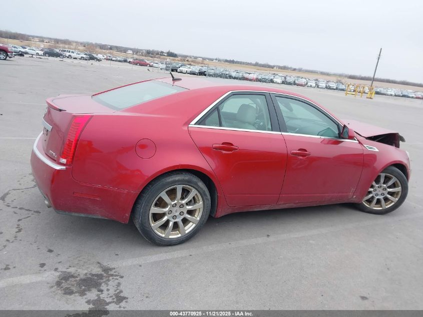 2008 Cadillac Cts Standard VIN: 1G6DT57V580214813 Lot: 43770925