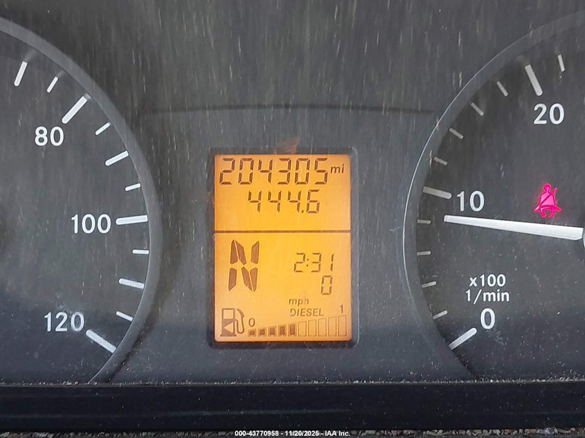 2013 Mercedes-Benz Sprinter 2500 Normal Roof VIN: WD3PE7CC9D5812625 Lot: 43770958