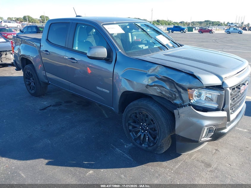 GMC CANYON 4WD SHORT BOX ELEVATION