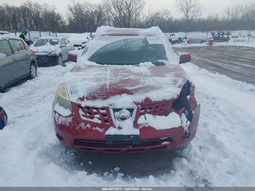 2008 Nissan Rogue Sl VIN: JN8AS58VX8W137309 Lot: 43771071