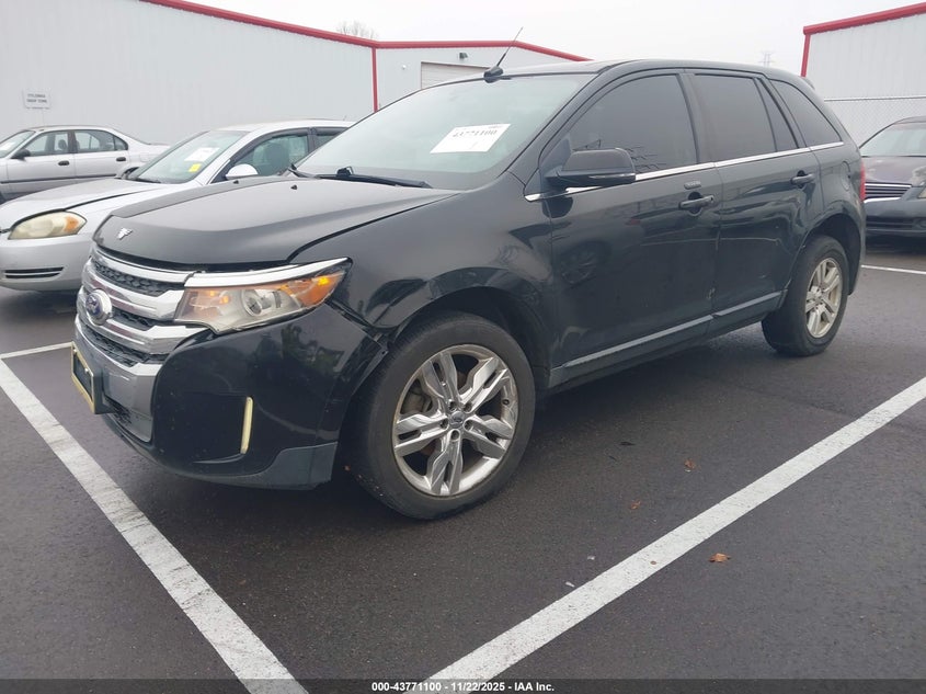Vin: 2fmdk4kc6ebb59620, lot: 44266524, ford edge limited 20142