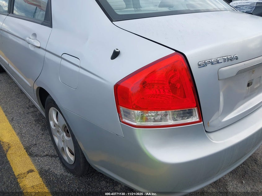 2007 Kia Spectra Ex VIN: KNAFE121975444320 Lot: 43771130