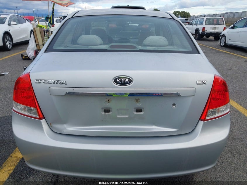 2007 Kia Spectra Ex VIN: KNAFE121975444320 Lot: 43771130