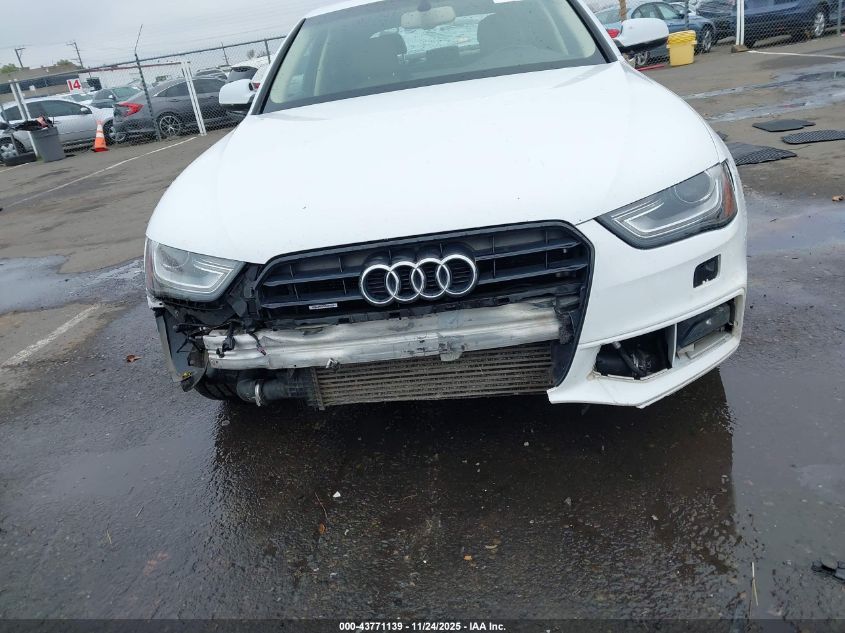 2016 Audi A4 2.0T Premium VIN: WAUFFAFL9GN008379 Lot: 43771139