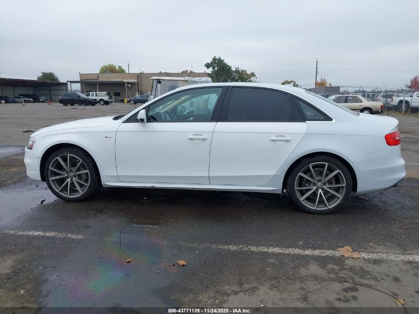 2016 Audi A4 2.0T Premium VIN: WAUFFAFL9GN008379 Lot: 43771139