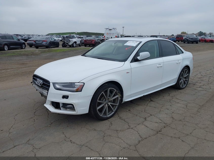 Vin: wauffafl9gn008379, lot: 44266564, audi a4 2.0t premium 20162