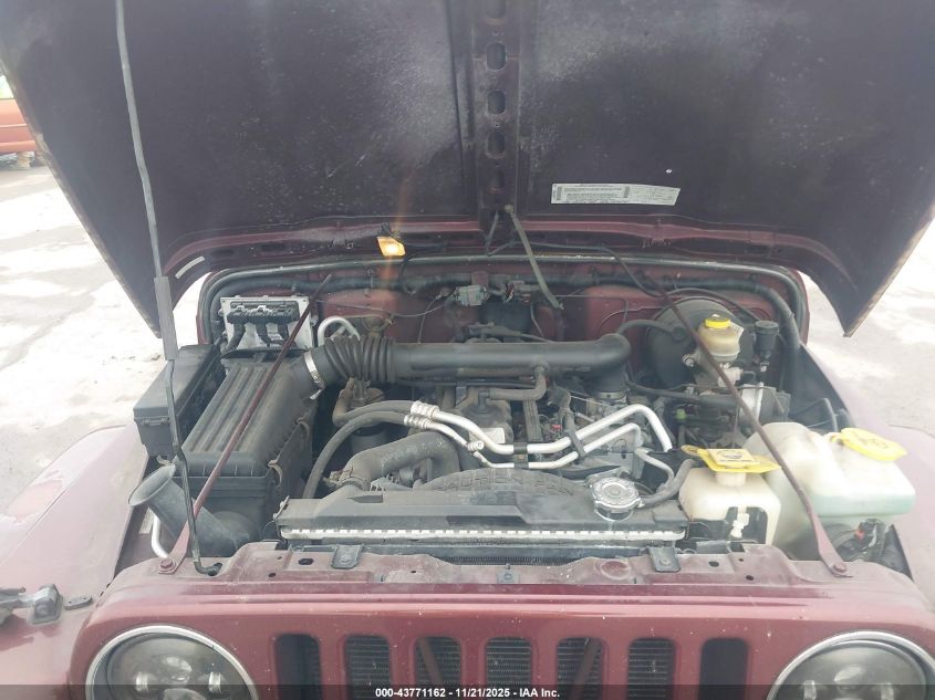 2003 Jeep Wrangler Sahara VIN: 1J4FA59SX3P326841 Lot: 43771162