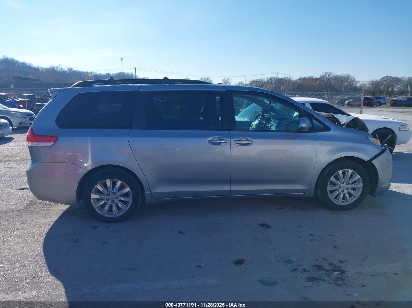 2013 Toyota Sienna Limited 7 Passenger VIN: 5TDDK3DCXDS051901 Lot: 43771191