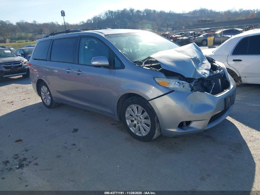 TOYOTA SIENNA LIMITED 7 PASSENGER