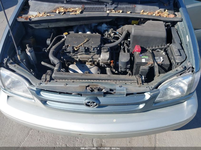 1998 Toyota Sienna Xle VIN: 4T3ZF13C0WU031450 Lot: 43771289