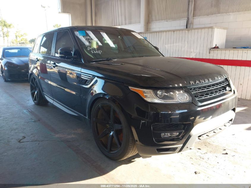 LAND ROVER RANGE ROVER SPORT 3.0L V6 SUPERCHARGED HSE