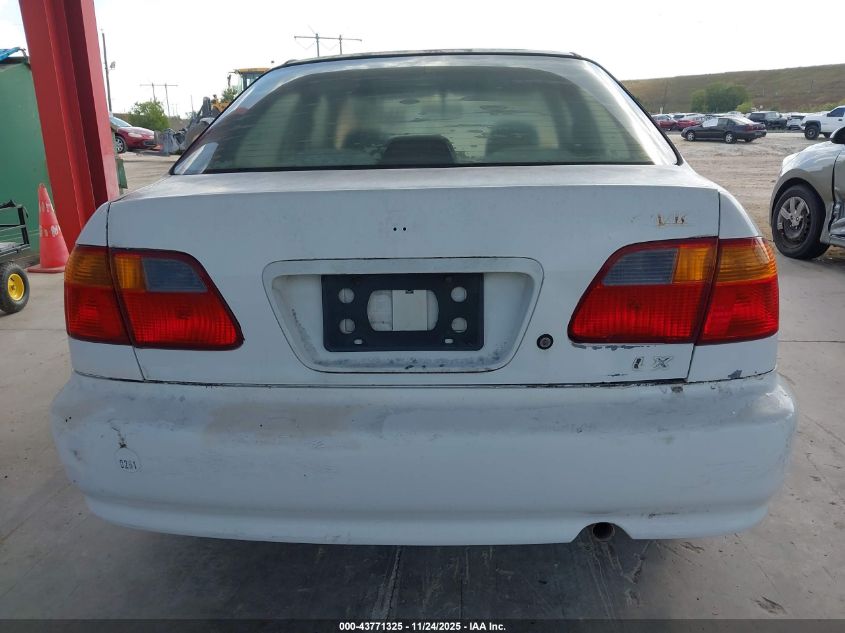 1999 Honda Civic Lx VIN: 1HGEJ6674XL050128 Lot: 43771325