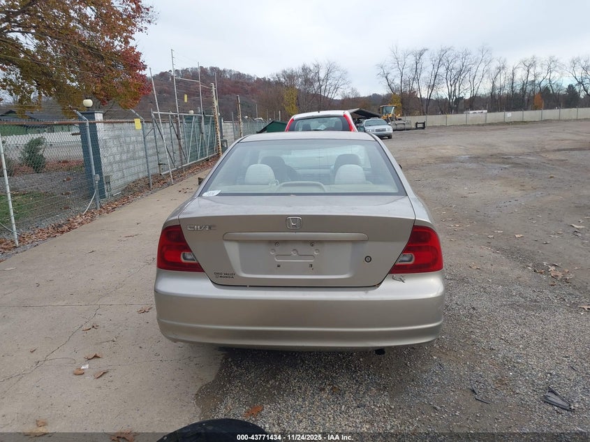 2003 Honda Civic Lx VIN: 1HGEM22563L007487 Lot: 43771434