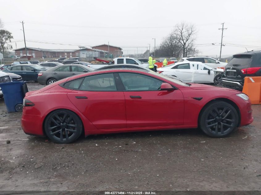 2022 Tesla Model S Dual Motor All-Wheel Drive VIN: 5YJSA1E59NF494027 Lot: 43771494
