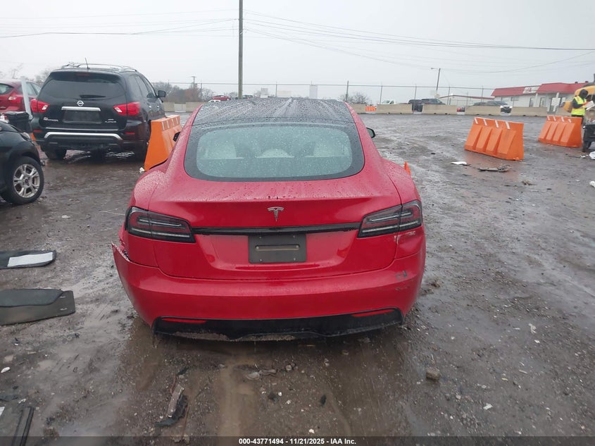 2022 Tesla Model S Dual Motor All-Wheel Drive VIN: 5YJSA1E59NF494027 Lot: 43771494