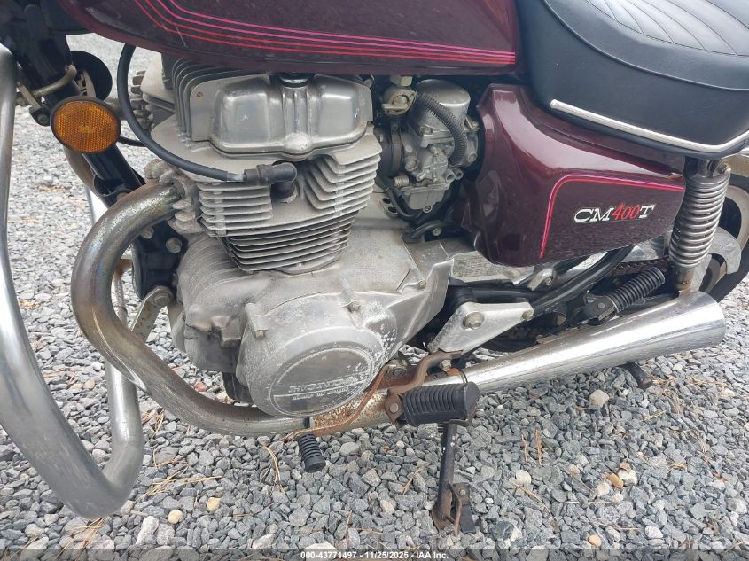 1980 Honda Cm400 VIN: NCD12128552 Lot: 43771497