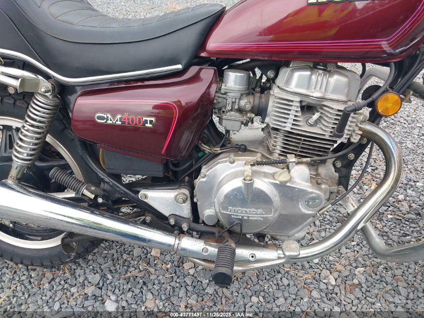 1980 Honda Cm400 VIN: NCD12128552 Lot: 43771497