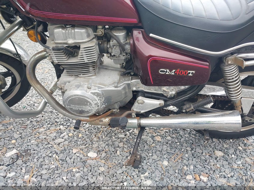 1980 Honda Cm400 VIN: NCD12128552 Lot: 43771497