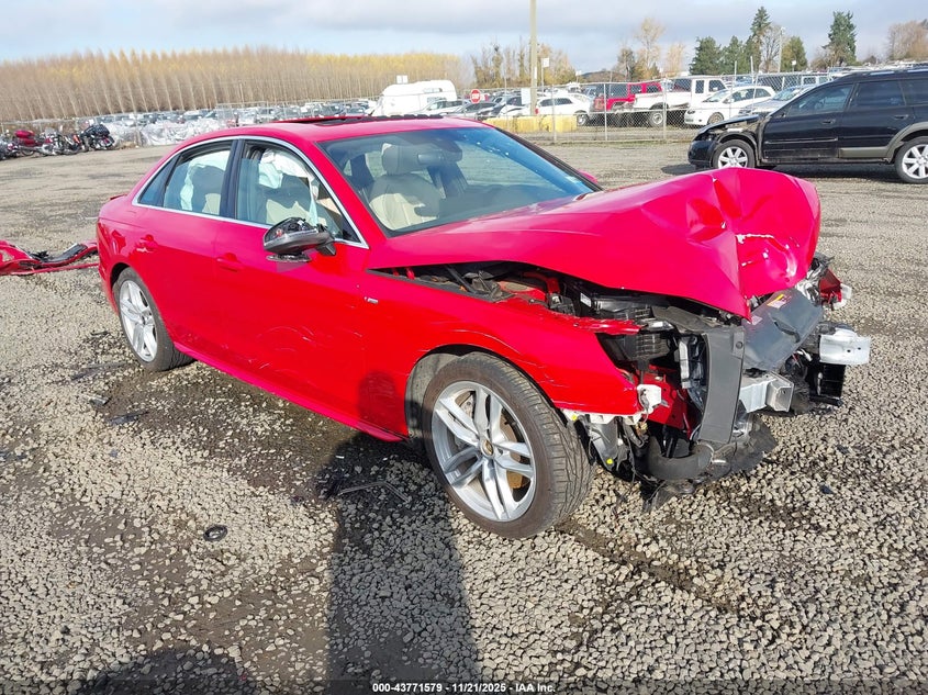 WAUEAAF44RN014760 2024 Audi A4 Premium Plus 45 Tfsi S Line Quattro S Tronic auction photo 1